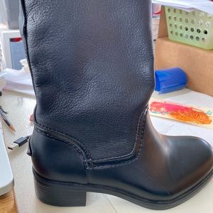 Coach Zena Black Leather NEW All Weather boot 6